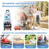 COSTWAY 2tlg Kinderkoffer + Rucksack, Kindertrolley aus Produktbild-Vorschau 7