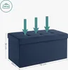 SONGMICS 76cm lavice s úložným prostorem, skládací sedací Náhled obrázku produktu 3