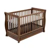 Novi Gala Babybett 60x120 cm mit Schublade, Walnuss, MDF, Produktbild-Vorschau 1