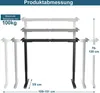 Elektrischer Stehpultgestell breit- & höhenverstellbar, 4 Produktbild-Vorschau 5
