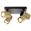 BRILLIANT Spotplatte, 4-flammig Marty gold IP20 GU10 10 Produktbild-Vorschau 2