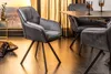 riess-ambiente Drehbarer Design Stuhl MR. LOUNGER anthrazit Produktbild-Vorschau 3