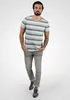 SOLID SDThicco Herren T-Shirt Kurzarm Shirt mit Streifen Produktbild-Vorschau 3