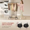 WOLTU Kleiderständer mit Rollen und ausziehbarer Stange, Produktbild-Vorschau 4