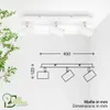 Reflektor sufitowy – lampa sufitowa z żarówką o klasie Podgląd zdjęcia produktu 11