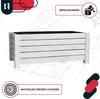 KOTARBAU® Donica Skrzynka Drewniana na Nóżkach 60 x 33 x 25 Podgląd zdjęcia produktu 5