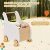 GOPLUS Kinder Lauflernwagen mit Spielzeugkiste, Baby Produktbild-Vorschau 3