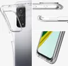 Collage of images showing a clear phone case from different angles. Produktbild-Vorschau