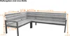 Eckbank Gartenbank Teakholz 255 / 195 x 68 x 95 cm FREETOWN Produktbild-Vorschau 6