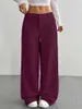ASKSA Damen Cordhose High Waist Weites Bein Hosen Produktbild-Vorschau 2