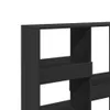 vidaXL Bücherregal/Raumteiler Schwarz 100x33x115 cm Produktbild-Vorschau 7