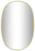 vidaXL Lustro ścienne złote 60x40 cm Podgląd zdjęcia produktu 1