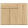 vidaXL Credenza rovere Sonoma 88x30x70 cm materiale a base Anteprima dell’immagine prodotto 18