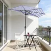 Sekey Balkonschirm Halbrund 270 cm – Sonnenschirm mit Produktbild-Vorschau 2
