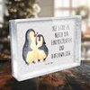 Mr. & Mrs. Panda Bilderrahmen Pinguine Einschlafen - Grau Produktbild-Vorschau 4