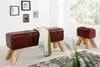 riess-ambiente Design Sitzhocker TURNBOCK mit Echtleder Produktbild-Vorschau 5