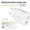 CHEROY 30W Wall Charger - USB A + C Dual Port PD Adapter – Produktbild-Vorschau 3