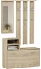 Garderobe - Eiche Sonoma - 90 x 30 x 160 cm - Modern V-1 Produktbild-Vorschau 3