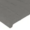 LED Kopfteil Dunkelgrau 160x5x118/128 cm Stoff Produktbild-Vorschau 5