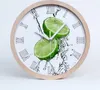 Holzuhr 20fi cm wanduhr - weiße Spitzen - Kalk und Wasser Produktbild-Vorschau 1