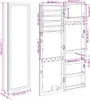 vidaXL Spiegel-Schmuckschrank mit LED-Beleuchtung Produktbild-Vorschau 7