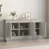 vidaXL Sideboard Betongrau 102x35x55 cm Holzwerkstoff Produktbild-Vorschau 3