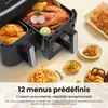 Friteuse Sans Huile Air Fryer 2 Compartiments 10l XXL, Voir les images du produit 6