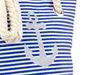Cepewa Mini Strandtasche Anker Maritim hellbalu-gestreift Produktbild-Vorschau 6