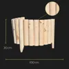 TIMBERMIK Rasenkante 100 cm – 30 cm hoch, Holz Produktbild-Vorschau 3