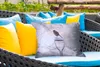 MuchoWow® Outdoor Kissen - Rotkehlchen - Winter - Garten - Produktbild-Vorschau 4