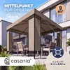 Casaria Gazebo Lorca Padiglione 3x3m in Metallo Resistente Anteprima dell’immagine prodotto 2