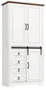Armoire haute pour cuisine et salon, 180 x 80 cm, avec Voir les images du produit 10