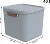Rotho Aufbewahrungsbox 40L Maloja - Kunststoffbox mit Produktbild-Vorschau 4