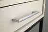 Elegantná hliníková nábytková úchytka 160 mm v striebornej Náhľad obrázku produktu 2