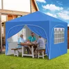 COSTWAY Gazebo pieghevole 3x3 m con 4 pareti laterali Anteprima dell’immagine prodotto 2
