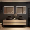 LoXa – Miroir de salle de bain Lorina avec LED 120 × 80 cm Voir les images du produit 2