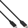 InLine® USB 2.0 Kabel, USB-C Stecker an Micro-B, schwarz, Produktbild-Vorschau 1
