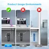 Three different scenarios showing product usage environments for a water filter system. Anteprima dell’immagine prodotto