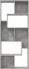 Libreria grigio cemento 67x24x161 cm Materiale a base di Anteprima dell’immagine prodotto 19