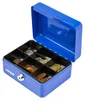 Geldkassette mit Münzeinsatz von HMF mit 15 cm Breite in Blau Voir les images du produit