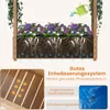 COSTWAY 110x40x124cm vyvýšený záhon, kvetináč s mriežkou, Náhľad obrázku produktu 4