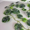 Girlande Monstera 180 cm realistische Blätter in Grüntönen Produktbild-Vorschau 4