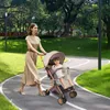 Poussette pliable dossier réglable 0-6 ans avec habillage Voir les images du produit 9