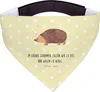 Mr. & Mrs. Panda Bandana Igel Herzen - Gelb Pastell - Produktbild-Vorschau 1