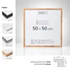 Bilderrahmen 50x50 cm für Fotos und Poster, Eiche Wotan, Produktbild-Vorschau 14