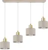 Panta Pendelleuchte Kaschmir Gold – 4 flammig E27 Produktbild-Vorschau 7