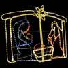 A lighted nativity scene decoration against a black background. Anteprima dell’immagine prodotto