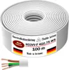100m Kunststoffschlauchleitung H03VV-F 4G0,75 Weiß Flexible Produktbild-Vorschau 4
