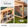 tectake® Kleintierstall Johannes aus Holz 226 x 77 x 95,5 Produktbild-Vorschau 7
