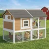 Hühnerstall Hühnerhaus mit Auslauf Nistkasten Produktbild-Vorschau 2